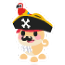 Pirate Dog Sticker